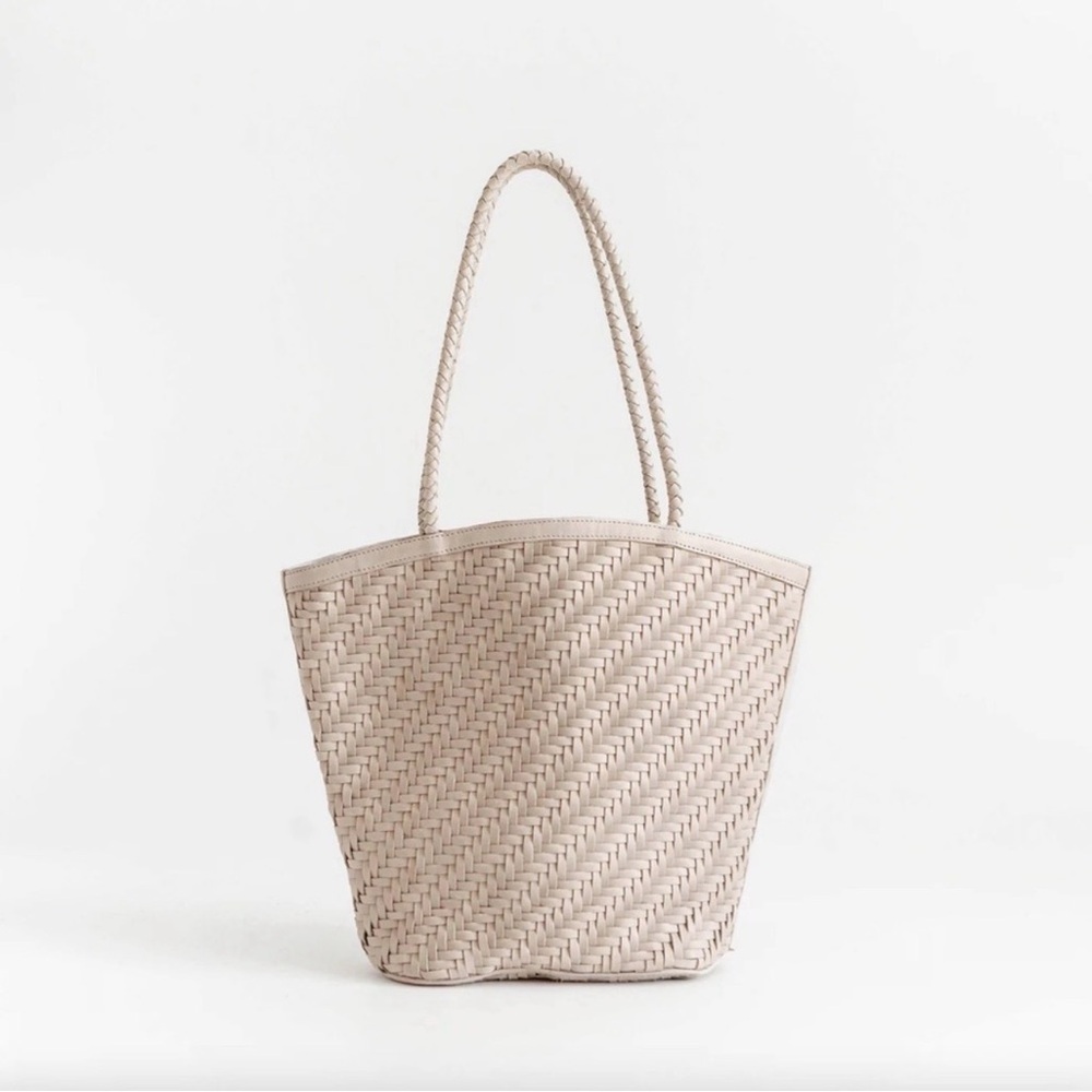 EUC Bembien Jeanne Tote Bag Cream Medium Size
